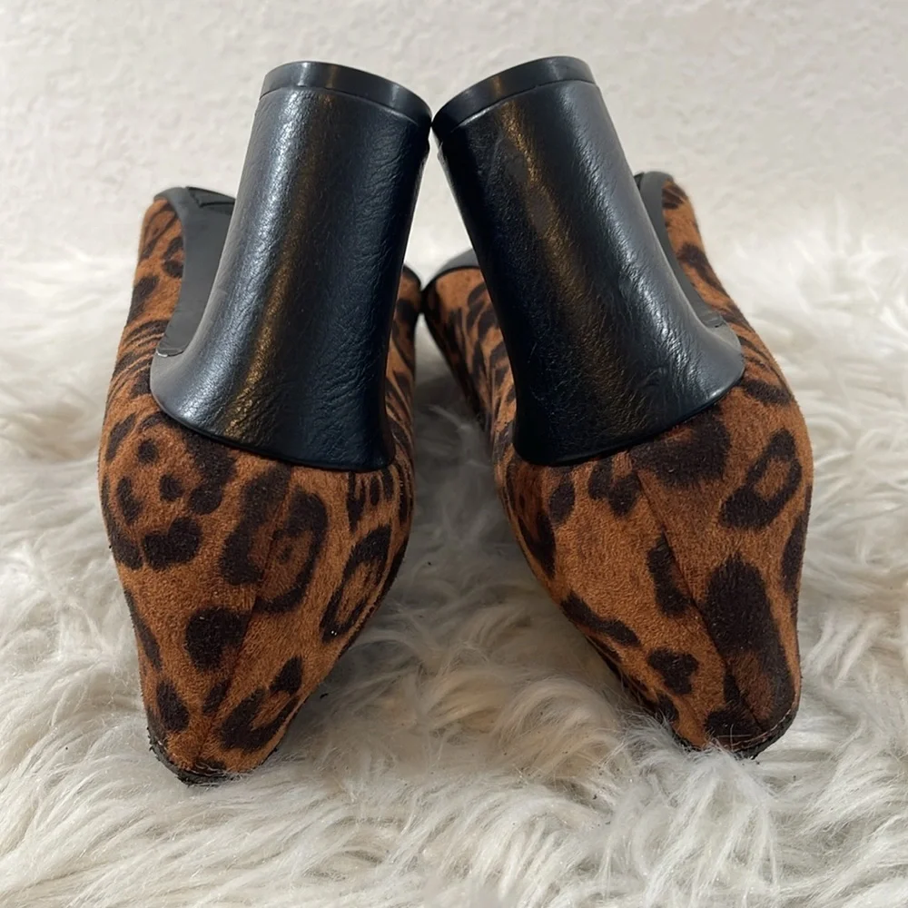 Lifestride Slip-On Booties - Gilmore Leopard Ankle Boot Size 8 New - Picture 10 of 13